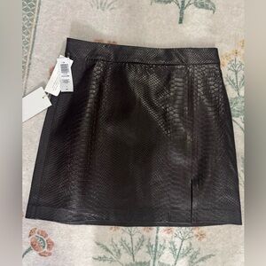 Aritzia Wilfred Dark Brown Mini Skirt